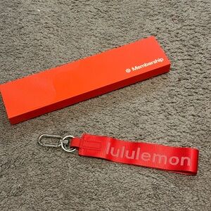 Lululemon Never Lost Keychain